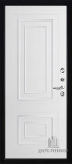 Дверь входная взломостойкая Сенатор стандарт, цвет венге, панель - 62002 цвет белая серена