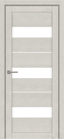 Дверь межкомнатная Light 2126 SoftTouch Бьянка Soft touch Остекленная