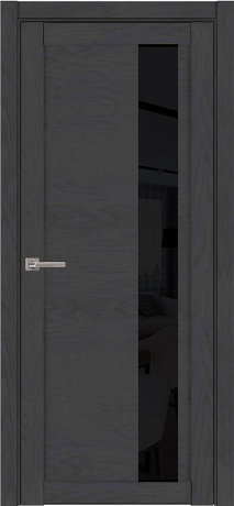 Дверь межкомнатная UniLine 30004 SoftTouch Атрацит Soft touch Остекленная