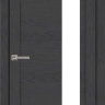 Дверь межкомнатная UniLine 30004 SoftTouch Атрацит Soft touch Остекленная
