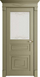 Дверь межкомнатная Florence 62001 Каменный Серена Остекленная