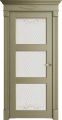Дверь межкомнатная Florence 62003 Каменный Серена Остекленная