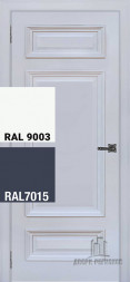 Дверь межкомнатная Неаполь 3 Другие цвета: Ral-7015, Ral-9003 Глухая