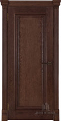Дверь межкомнатная Тоскана (широкий фигурный багет) Дуб Brandy Глухая