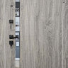 Дверь входная Tesla, цвет дуб мелфорд софт lw, панель - trend цвет chiaro patina argento (ral 9003)