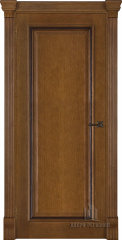 Дверь межкомнатная Тоскана (широкий фигурный багет) Дуб Patina Antico Глухая
