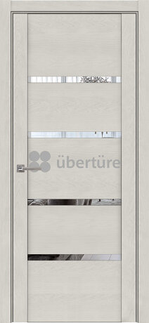 Дверь межкомнатная UniLine 30020 SoftTouch Бьянка Soft touch Остекленная