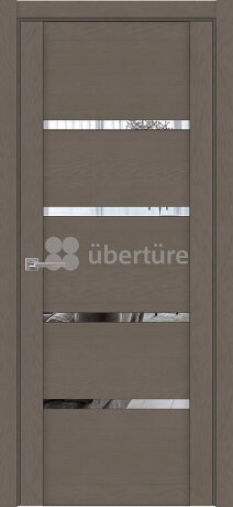 Дверь межкомнатная UniLine 30020 SoftTouch Тортора Soft touch Остекленная