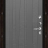 Дверь входная уличная Термо 3, цвет антик темное серебро, панель - trend цвет grigio (ral 7015)